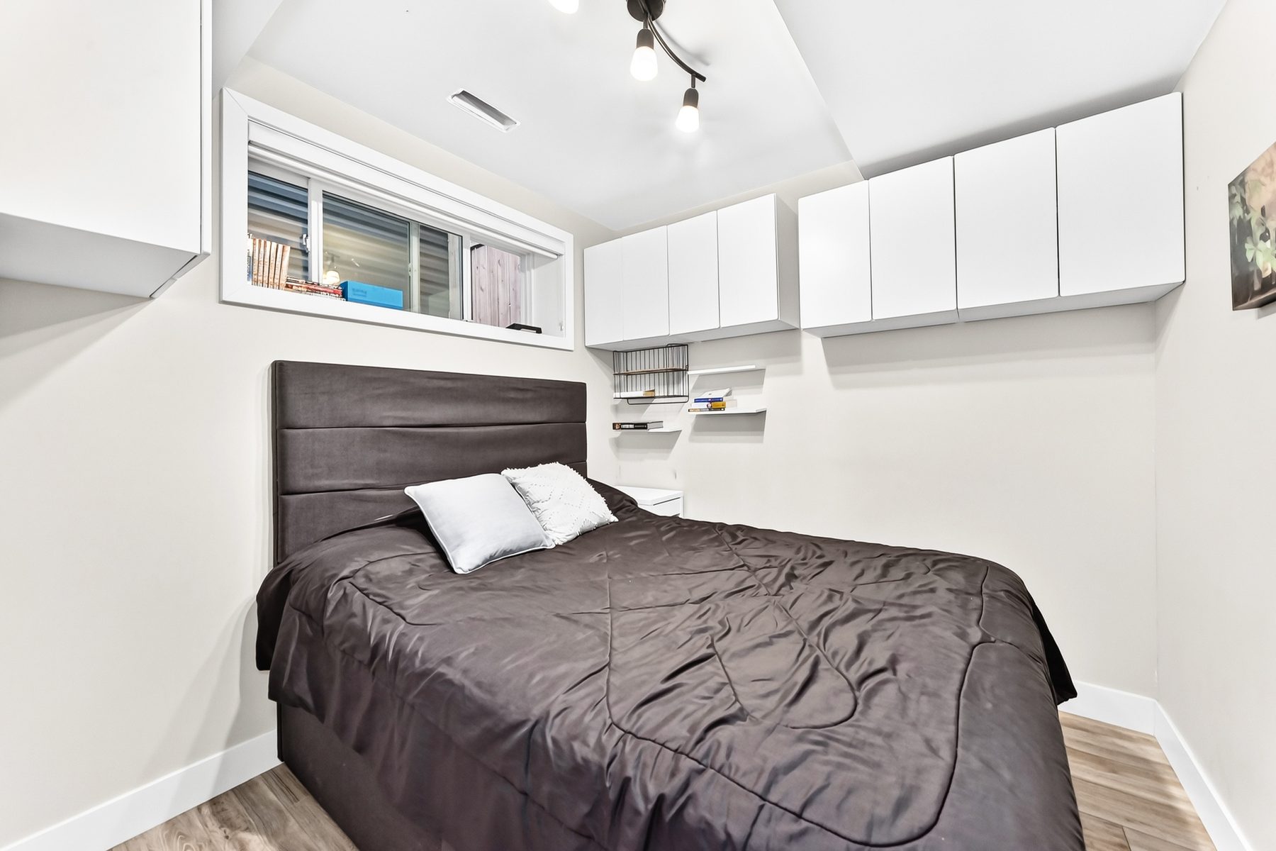 Children's bedroom with soft furnishings and natural light